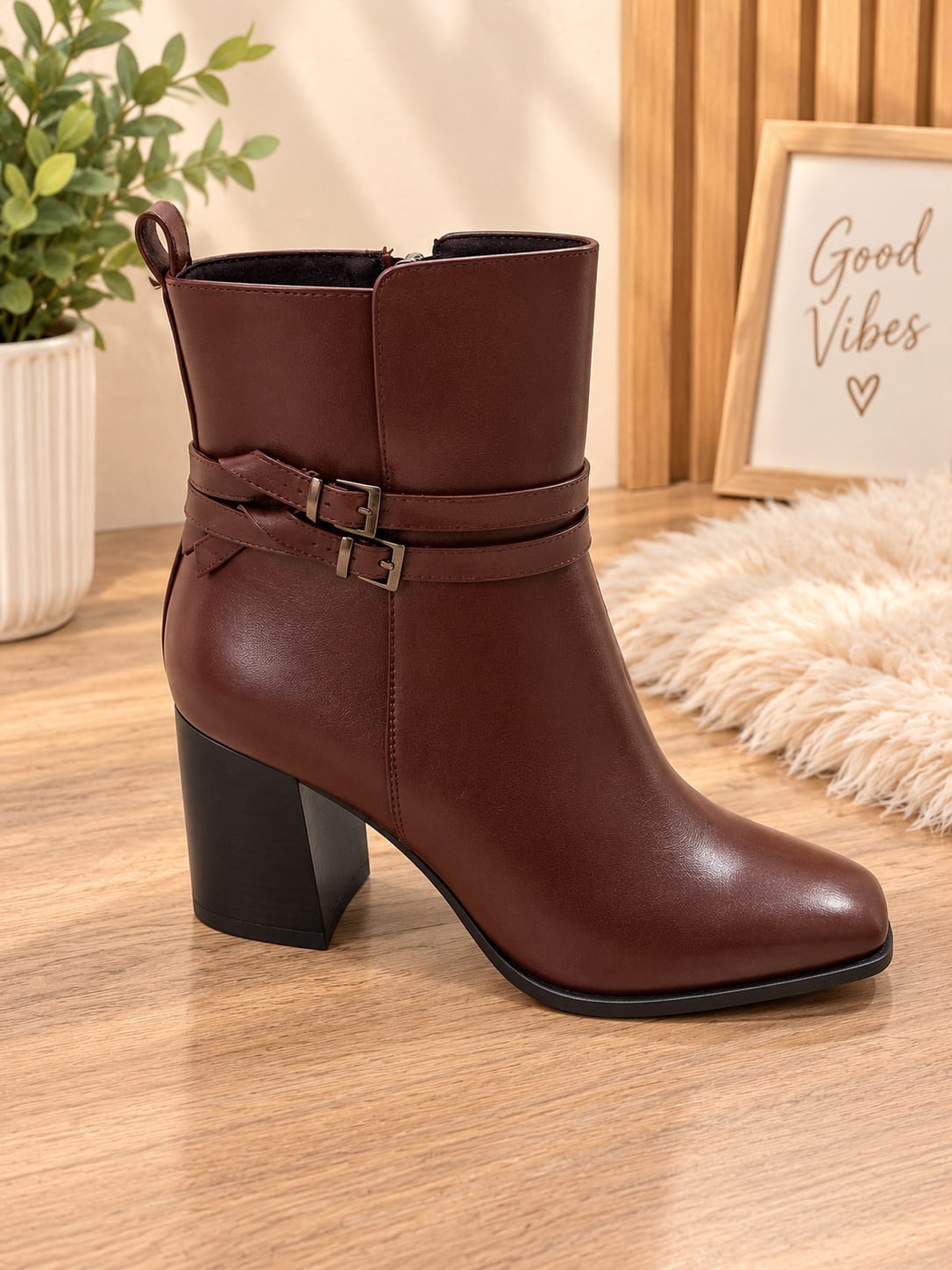 Bota de tacón dama