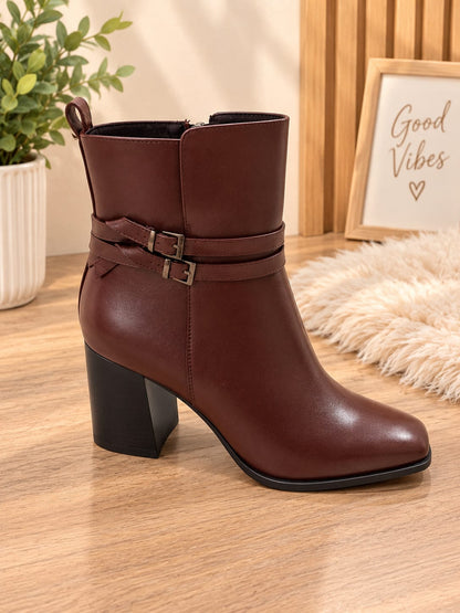 Bota de tacón dama